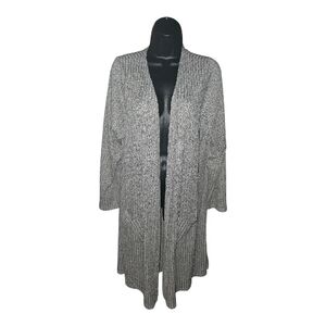 Elegant Gray Women's Cardigan